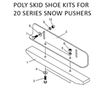 PAIR OF POLY SKID SHOES FOR 20-SERIES, P